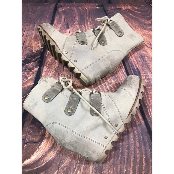 Sorel Joan of Arctic Tan Waterproof Boots NL2213-212 Womens 6.5 (w7o) - Picture 5 of 10